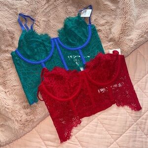 Anthropologie Giselle Lace Bustier